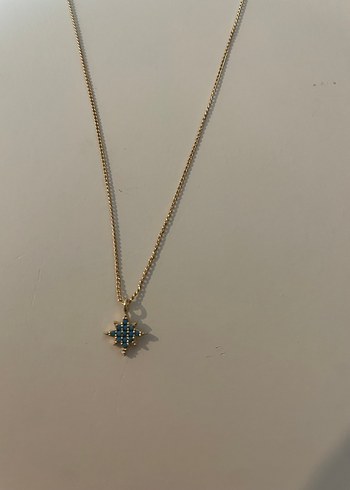 Mavi Yıldız Kolye - Görsel 4