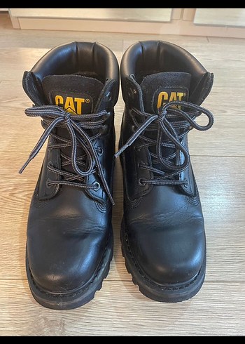 CATERPILLAR Siyah Deri Bot - Görsel 2