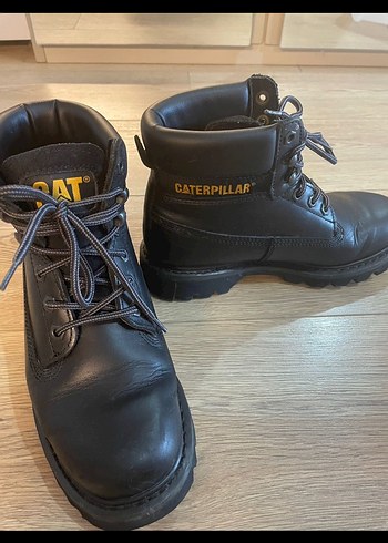 CATERPILLAR Siyah Deri Bot - Görsel 3