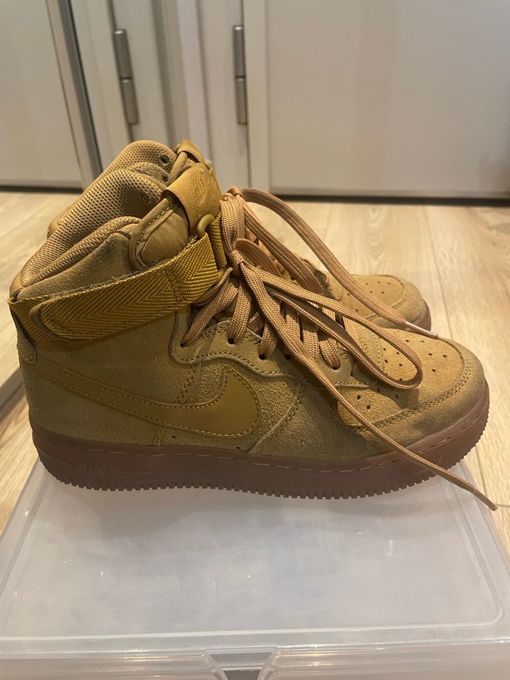 Nike Air Force Süet Spor Ayakkabı - Görsel 3