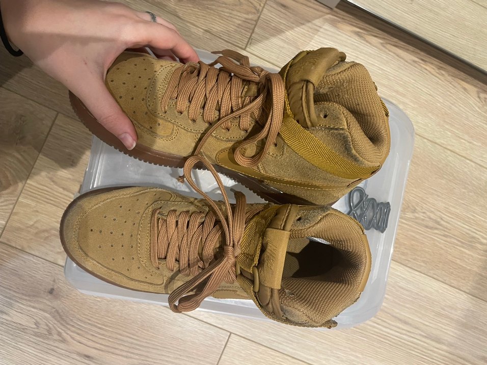 Nike Air Force Süet Spor Ayakkabı - Görsel 5