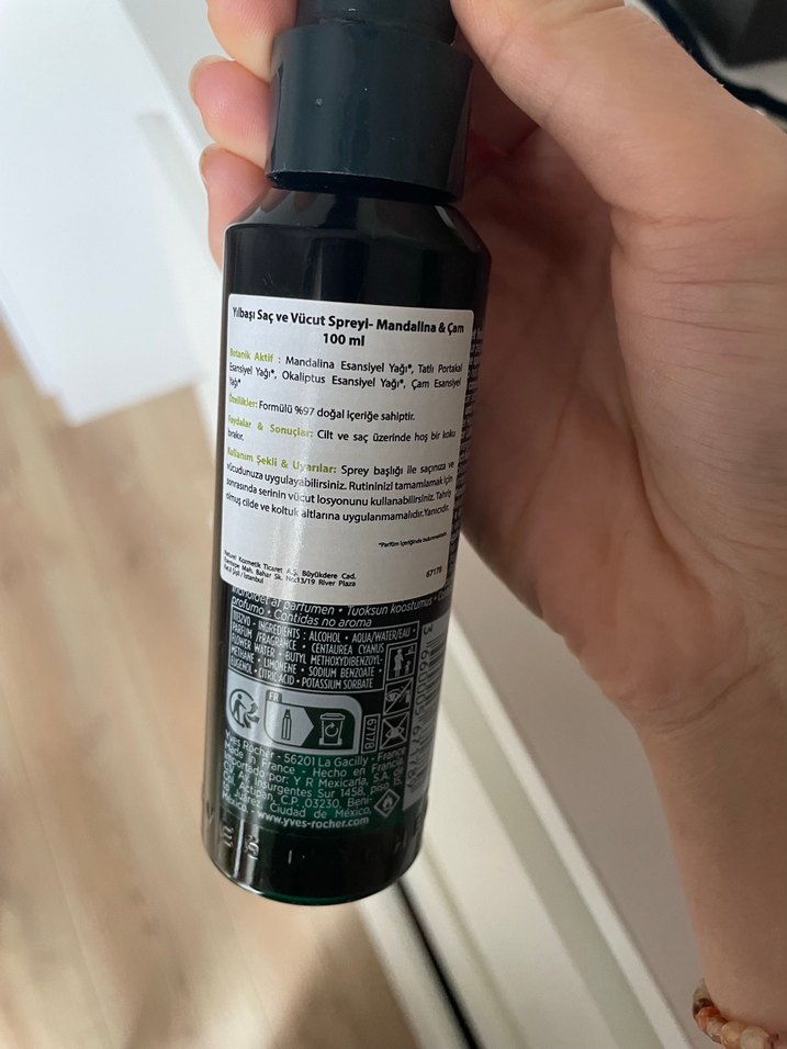 Yves Rocher Body & Hair Mist - Görsel 2