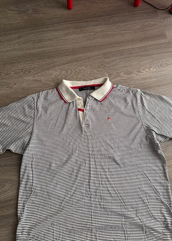Pierre Cardin Çizgili kısa Kollu Polo Tişört - Görsel 2