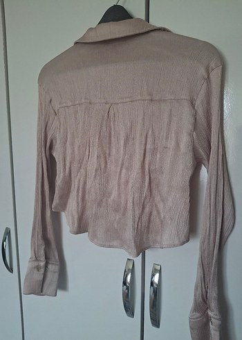 kısa gömlek crop - Görsel 3