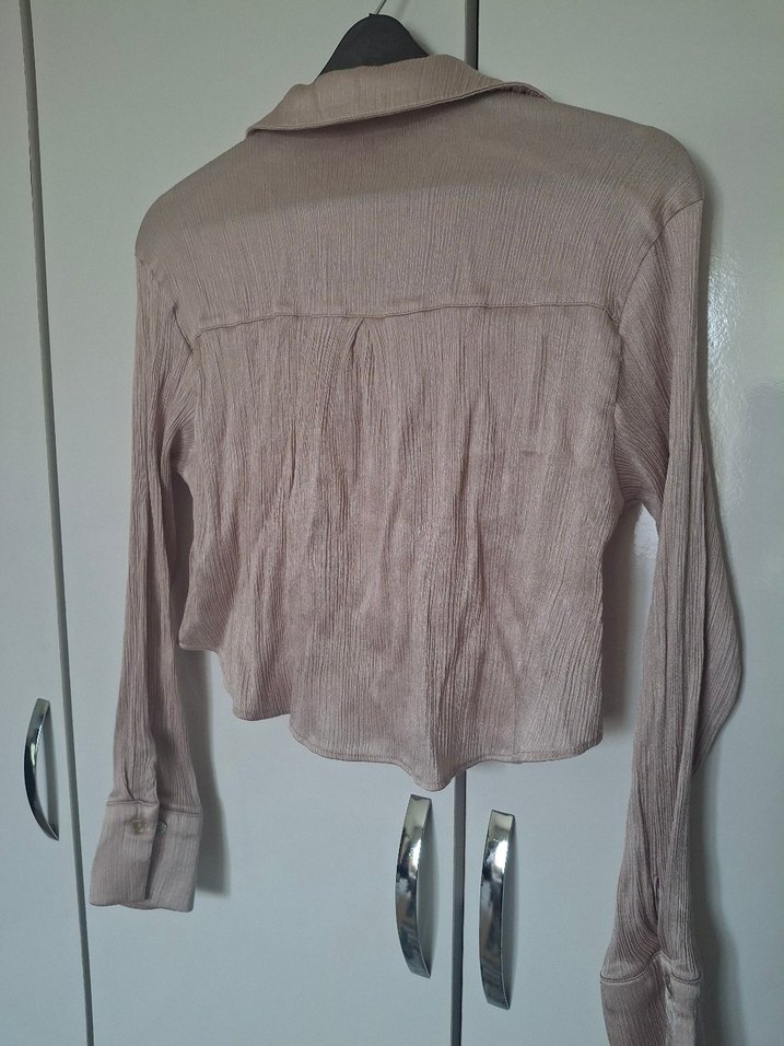 kısa gömlek crop - Görsel 3