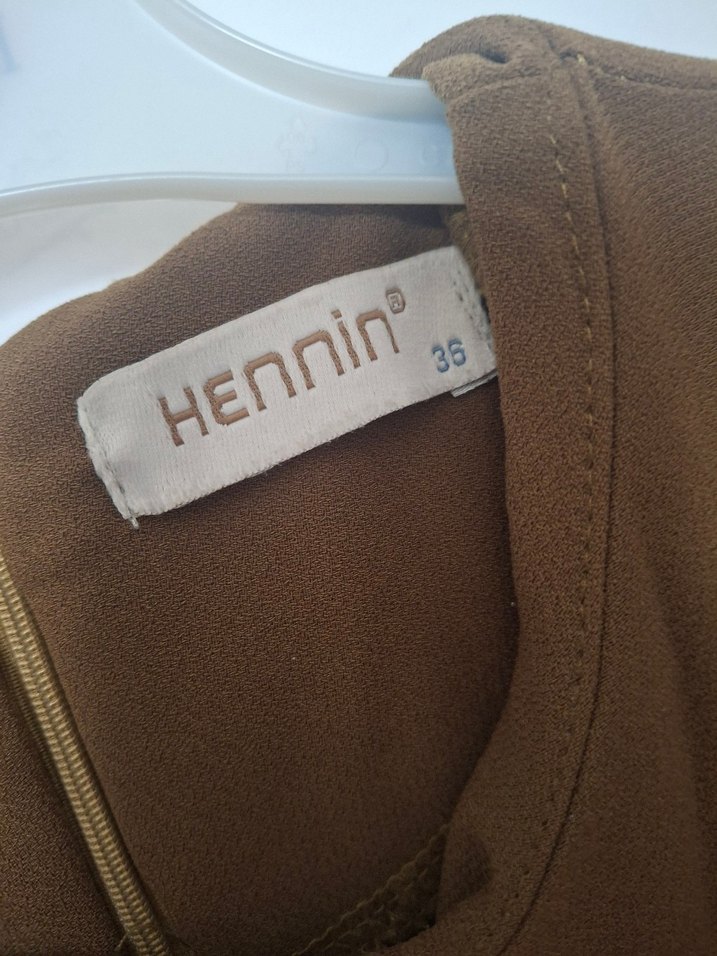 Yağ yeşili Kadın Uzun Kollu Uzun Elbise - Görsel 5