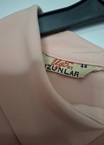 pembe Düğmeli Uzun Kollu Kadın Gömlek - Görsel 5