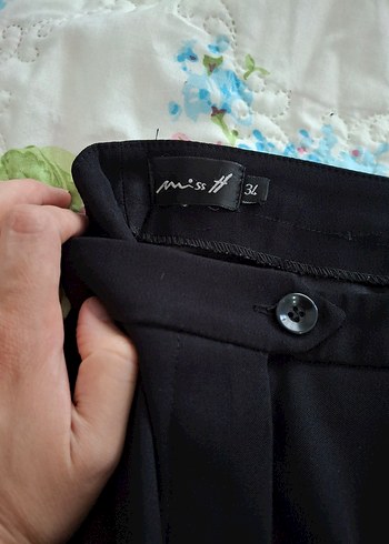 Siyah Kadın Ofis Kumaş Pantolon - Görsel 5