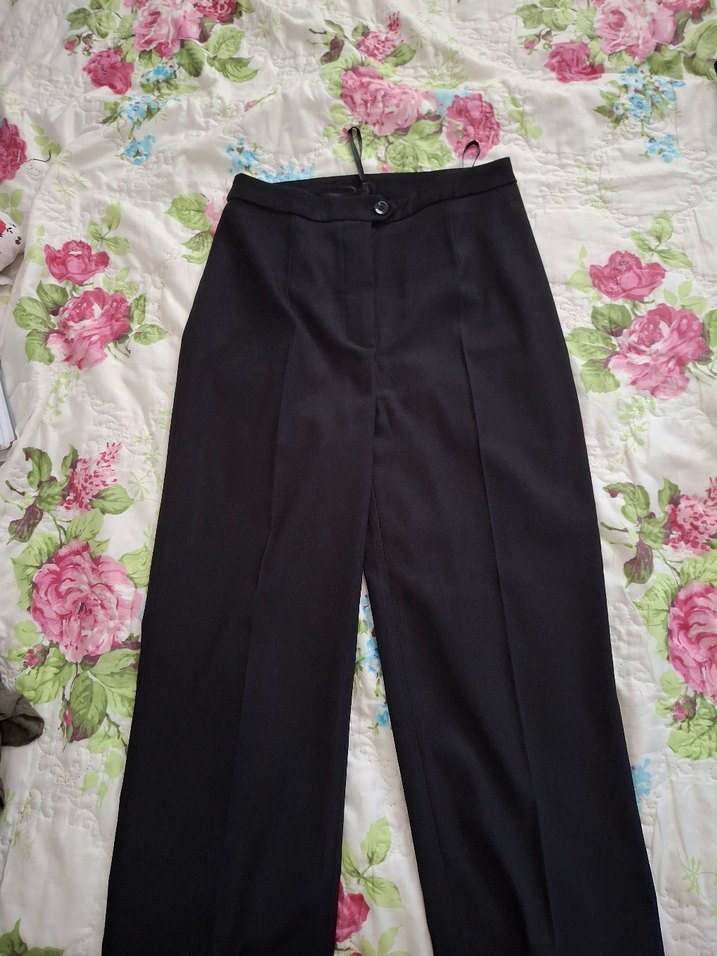 Siyah Kadın Ofis Kumaş Pantolon - Görsel 3