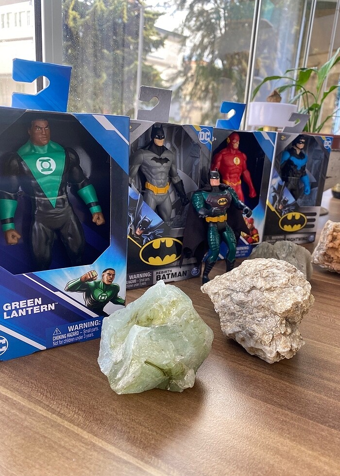 5 adet Dc Figur Batman Flash Lantern Nightwing - Görsel 2