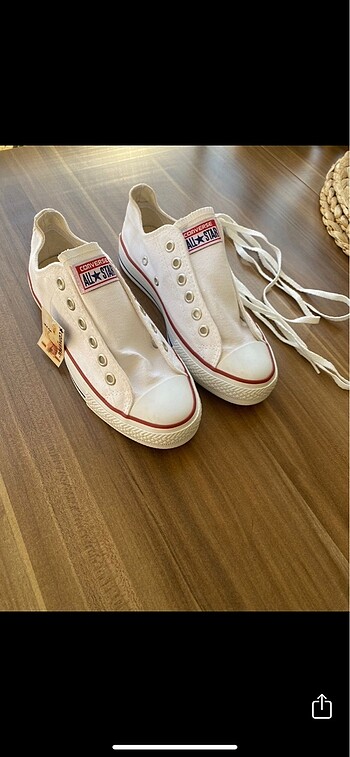 Converse beyaz 39 numara sıfır A+ - Görsel 2