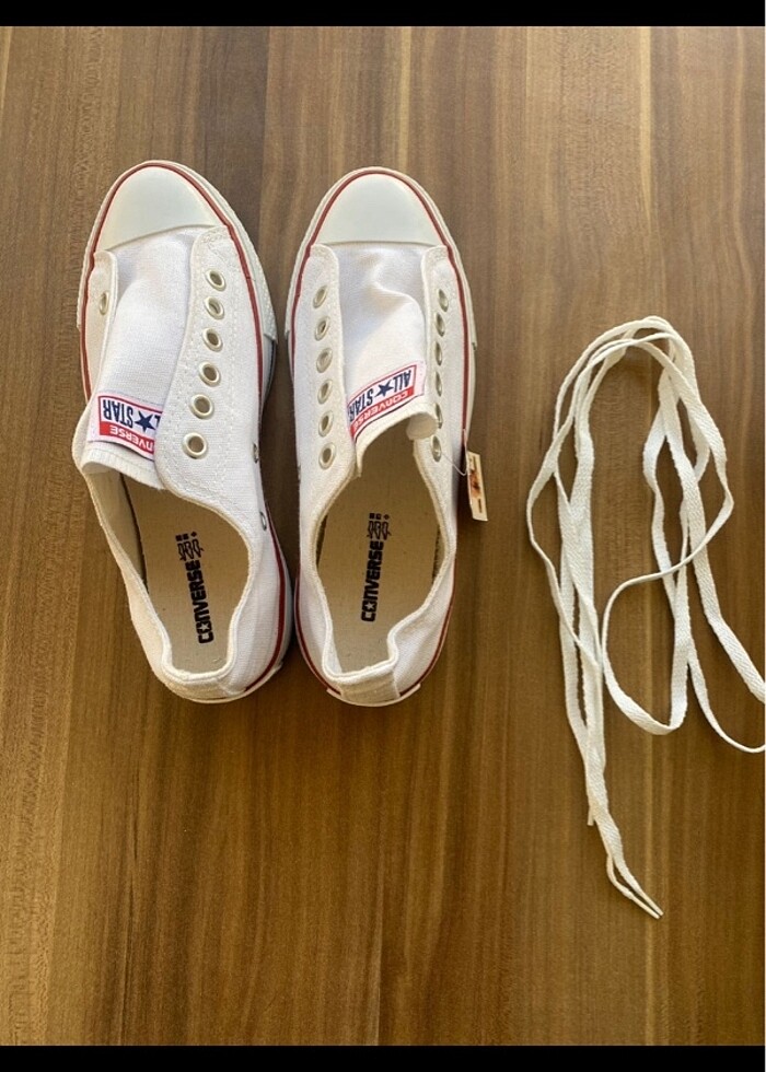 Converse beyaz 39 numara sıfır A+ - Görsel 3