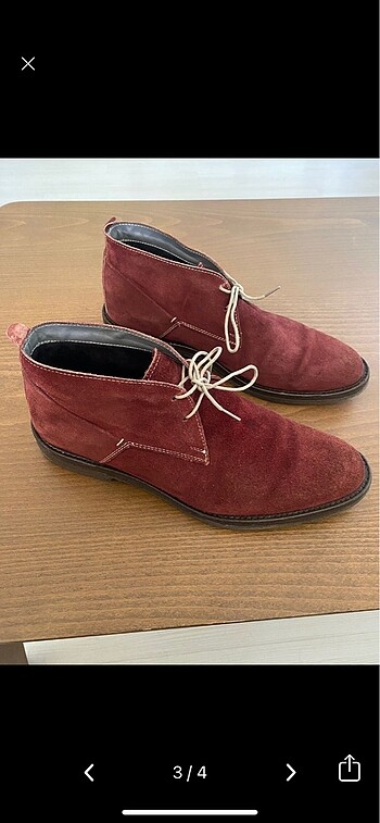 Matraş 43 numara 44 da oluyor Süet Ayakkabı Erkek - Görsel 3