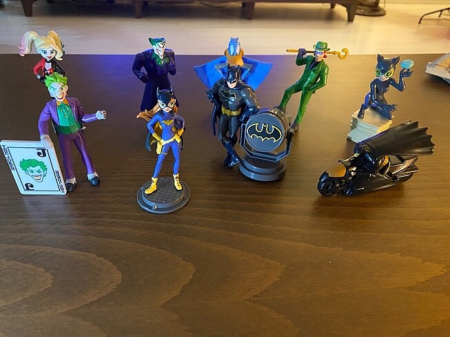 Batman Joker Catwoman Dc Lot Figür - Görsel 3