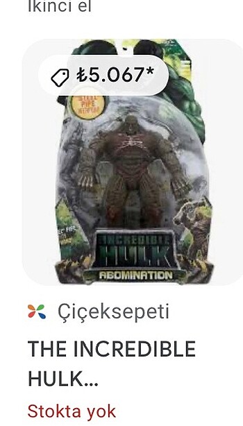 Abomination vs Hulk Figur - Görsel 8
