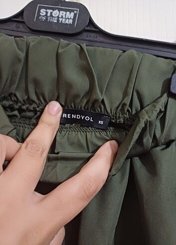 xs Beden haki Renk Jogger Paraşüt Pantolon 