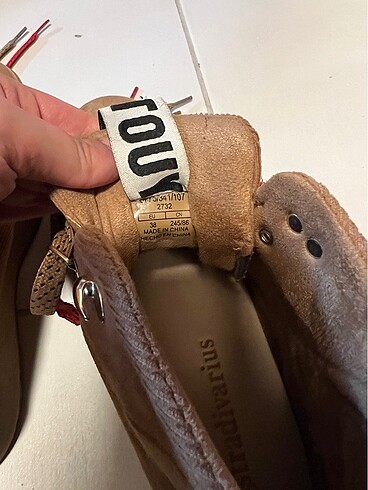 38 Beden camel Renk Stradivarius bayan bot
