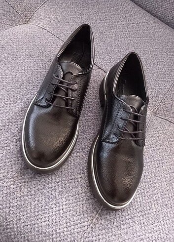 36 Beden siyah Renk Oxfort bayan ayakkabı 