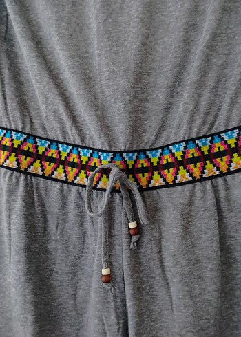 straplez kısa tulum - Görsel 5