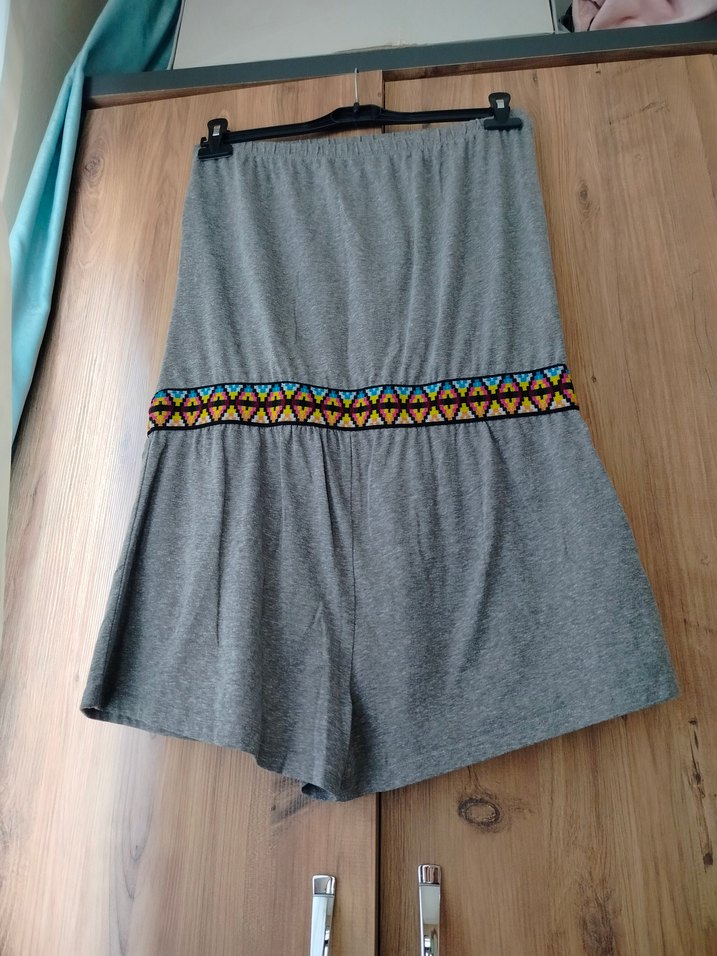 straplez kısa tulum - Görsel 4