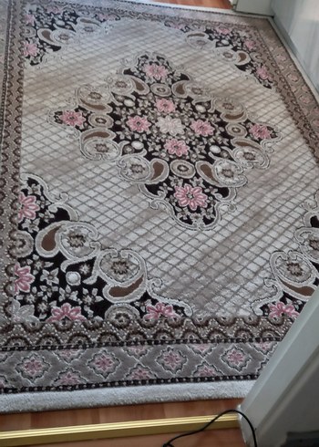 Klasik Desenli Açık Kahverengi Halı - Görsel 2