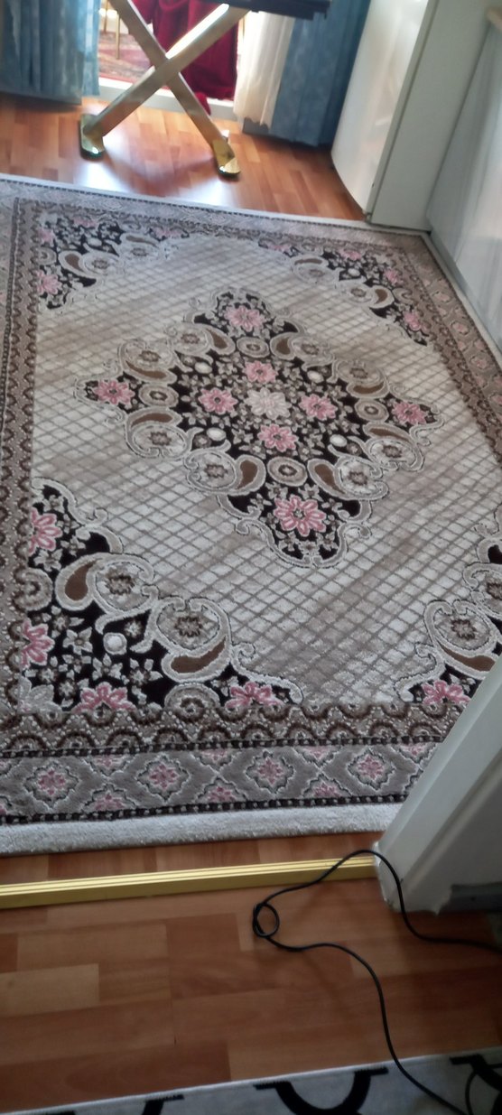 Klasik Desenli Açık Kahverengi Halı - Görsel 2