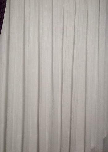 Beyaz Düz Modern Perde - Görsel 2