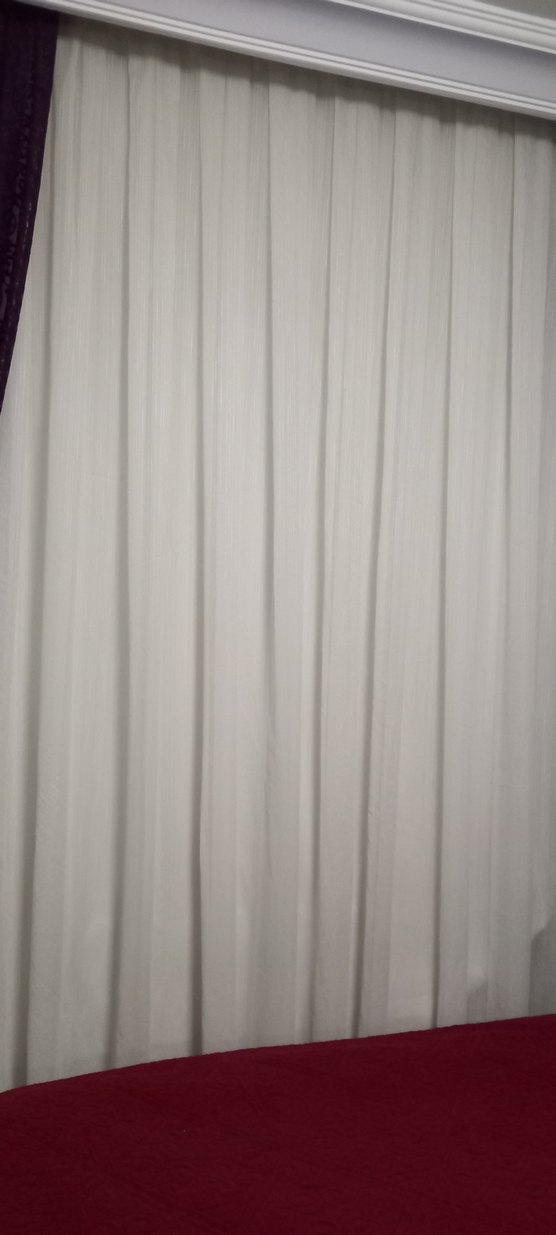 Beyaz Düz Modern Perde - Görsel 2