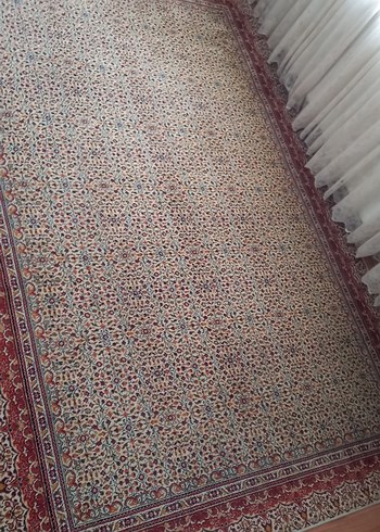 Çok Renkli Desenli Klasik Halı elde dokuma esgilerin halisi - Görsel 3