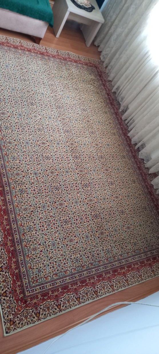 Çok Renkli Desenli Klasik Halı elde dokuma esgilerin halisi - Görsel 3