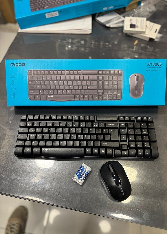 Rapo Marka Kablosuz Klavye & Mouse - Görsel 4