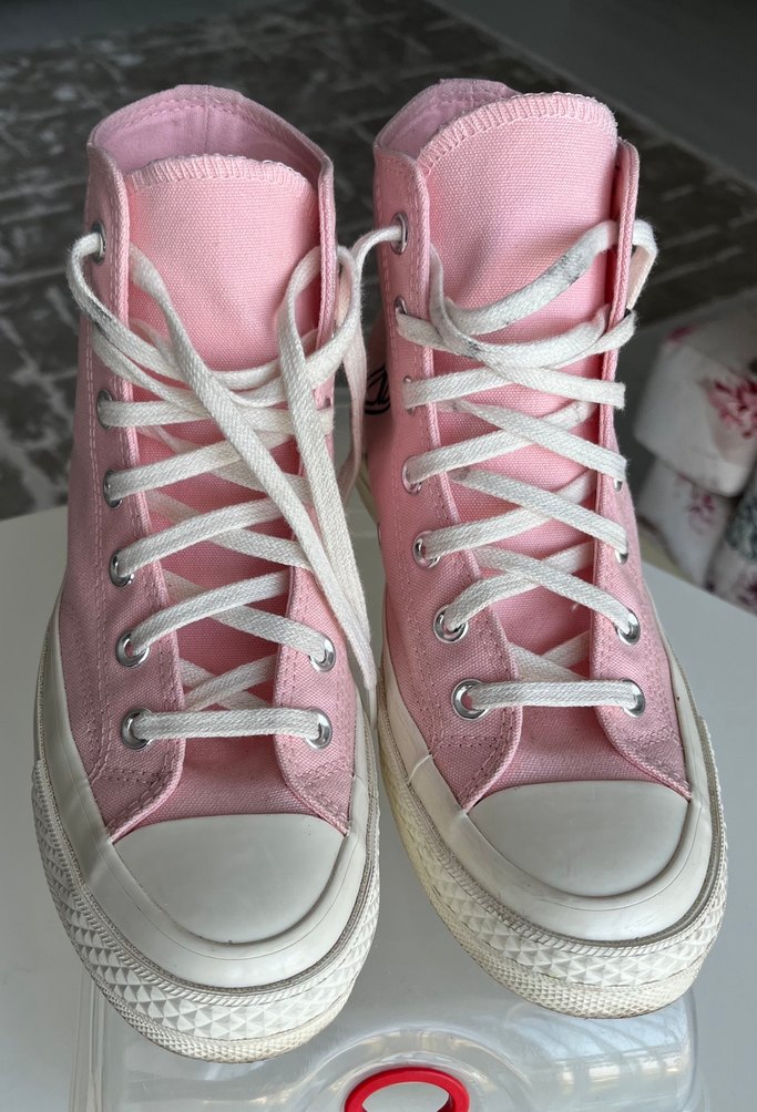Pembe converse - Görsel 2