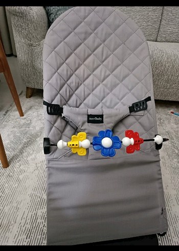 Gri Bebek Araba Koltuğu Oyuncaklı