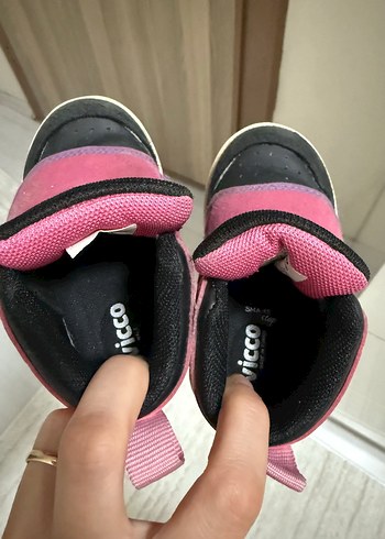 20 Beden pembe Renk Kız Çocuk Renkli Vicco Spor Ayakkabı