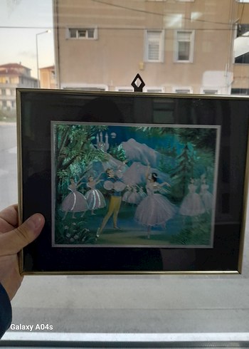 Diğer Beyaz Parlak Bale Temalı Tablo