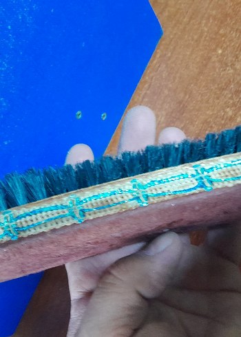 1980.lerin kadife. saplı. elbise. fırçası..görseli güzel - Görsel 4