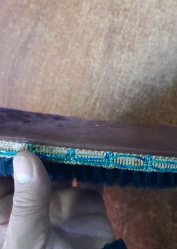 1980.lerin kadife. saplı. elbise. fırçası..görseli güzel - Görsel 5