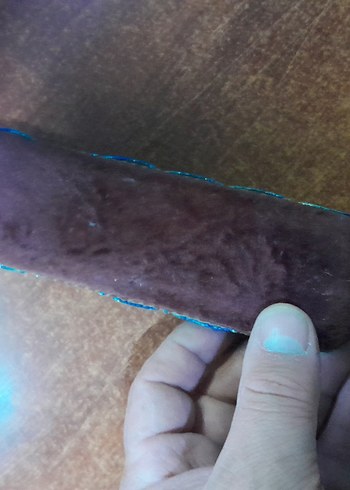 1980.lerin kadife. saplı. elbise. fırçası..görseli güzel - Görsel 2