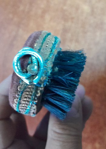 1980.lerin kadife. saplı. elbise. fırçası..görseli güzel - Görsel 8