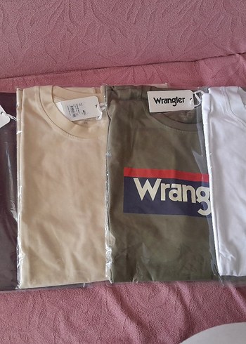 Wrangler Baskılı Beyaz Keten Erkek Tişört..XxL.