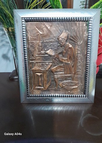 Parlak Kabartma Tablo..bakır sanatı 55 yıllık albüm kapağı