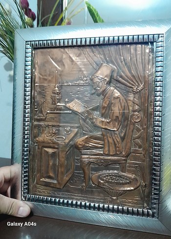Beden Parlak Kabartma Tablo..bakır sanatı 55 yıllık albüm kapağı