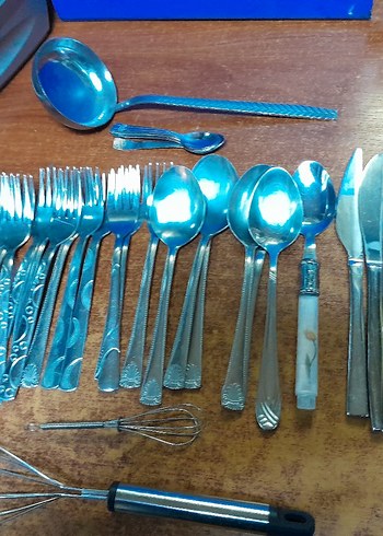 Diğer Mavi Tonlarda Çatal Kaşık Bıçak Seti..35 adet fiyatı