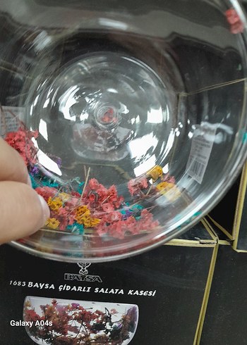 Beden çeşitli Renk Çiçek Desenli cidarlı kase