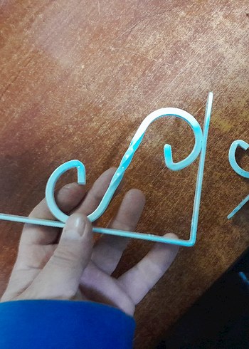 40 x10..santim. kalın. renkli. cam. raf. - Görsel 4