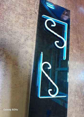 40 x10..santim. kalın. renkli. cam. raf. - Görsel 20