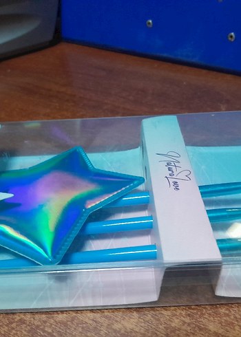 Mavi Aynalı 6 Parça Makyaj Fırça Seti - Görsel 4