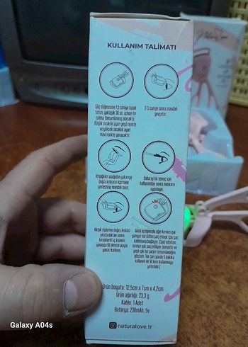 Beyaz Kirpik Kıvırıcı..makinesi.  3.  adet mevcut - Görsel 5