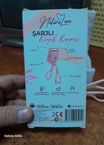 Beyaz Kirpik Kıvırıcı..makinesi.  3.  adet mevcut - Görsel 4