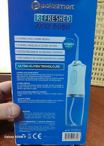 ağız duşu ve.  bakım.  cihazı..gayet güzel - Görsel 5